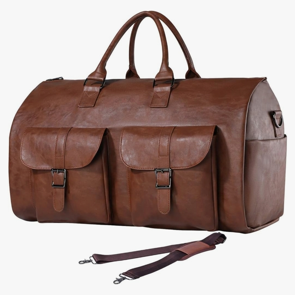 Garment Bag Carry on Garment Duffel Bag Vintage Look